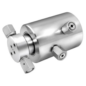 Giunto rotante per prodotti chimici - OB-06112 - DSTI - Dynamic Sealing Technologies - a 2 passaggi / per applicazioni aeronautiche / in acciaio inossidabile