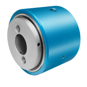 Giunto rotante per gas - QB-1060402 - DSTI - Dynamic Sealing Technologies - a 2 passaggi / per tavola rotante / in alluminio