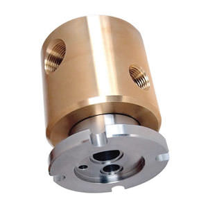 Giunto rotante per acqua - TV-05002 - DSTI - Dynamic Sealing Technologies - per gas / a 2 passaggi / per automazione