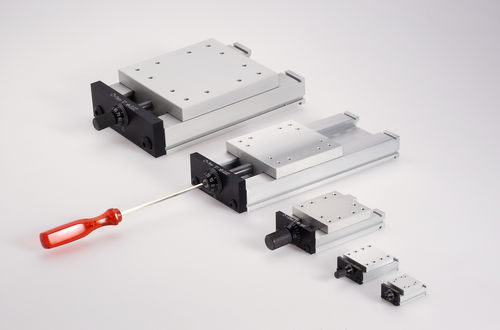 Guida lineare a rulli incrociati - SVAN series - Föhrenbach GmbH, Positionier-Systeme - in alluminio / compatta / a coda di rondine
