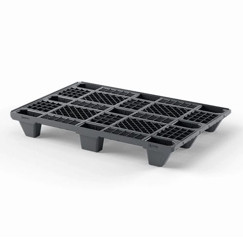 Pallet in plastica riciclata - Retail E5.2 (OD-9F) - Cabka - ISO / da trasporto / per movimentazione