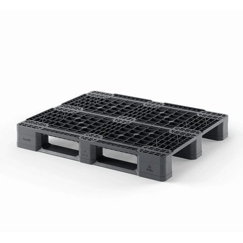 Pallet in plastica riciclata - Eco US5 (OD-3R) - Cabka - ISO / per carichi medi / industriale