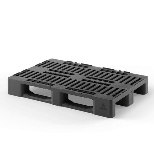 Pallet igienico - Type H1 recycled (OD-3R) - Cabka - in plastica riciclata / euro / da trasporto