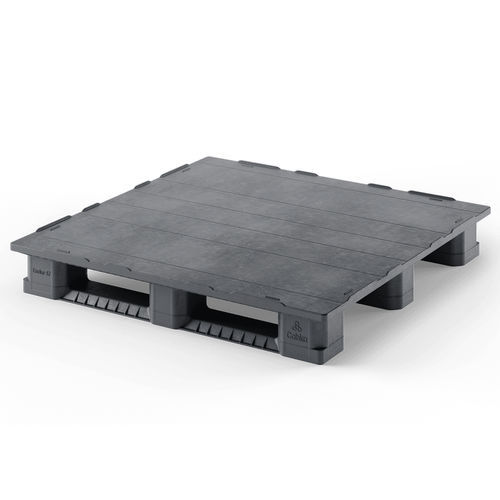Pallet in plastica riciclata - Endur S7 (CD-3R) - Cabka - ISO / da trasporto / di stoccaggio