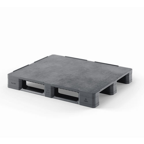 Pallet in plastica riciclata - Eco US5 (CD-3R) - Cabka - ISO / da trasporto / di stoccaggio