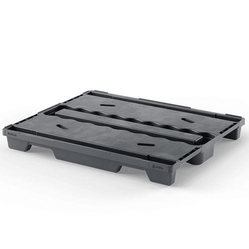 Pallet in plastica riciclata - NestRack US (CD-4R) - Cabka - ISO / da trasporto / di stoccaggio