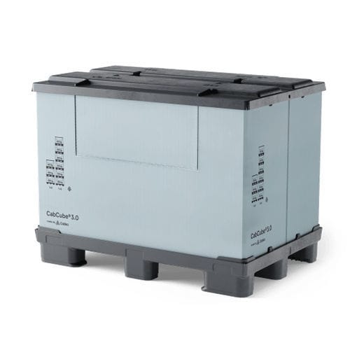 Cassa-pallet in plastica - CabCube 3.0 (9F) - Cabka - di stoccaggio / da trasporto / per movimentazione