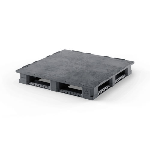Pallet in plastica riciclata - Endur S7 (CD-6R) - Cabka - ISO / da trasporto / di stoccaggio