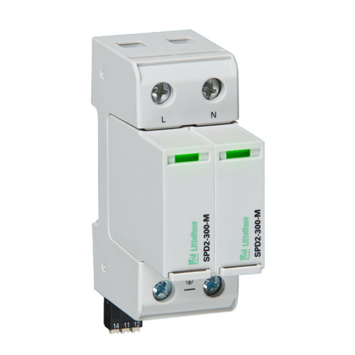 Limitatore di sovratensione di tipo 2 - SPD2 2P+0 series - Littelfuse - di tipo 1 / classe II / 2 poli