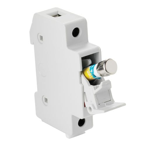 Porta fusibile cilindrico - LPHV series - Littelfuse - su guida DIN / compatto / midget