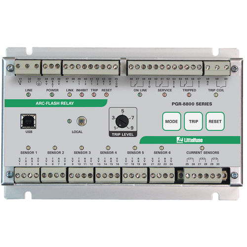 Relè di protezione di fase - PGR-8800 series - Littelfuse - di corrente / per arco elettrico / 1NA/NC