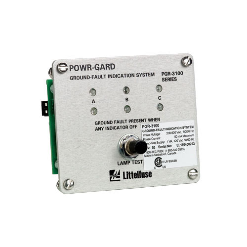 Indicatore di difetti di massa - PGR-3100 - Littelfuse - di tensione / LED / da montare su pannello
