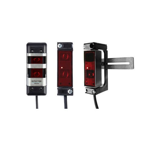 Sensore fotoelettrico a riflessione diretta - RAY-RT series - FRABA VITECTOR - rettangolare / luce rossa / LED