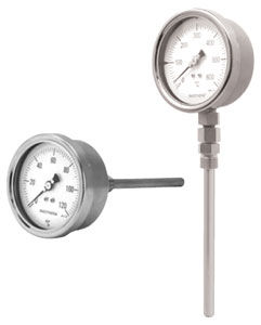 Termometro bimetallico - BDTB18 - Badotherm Group - analogico / con quadrante / ad inserimento
