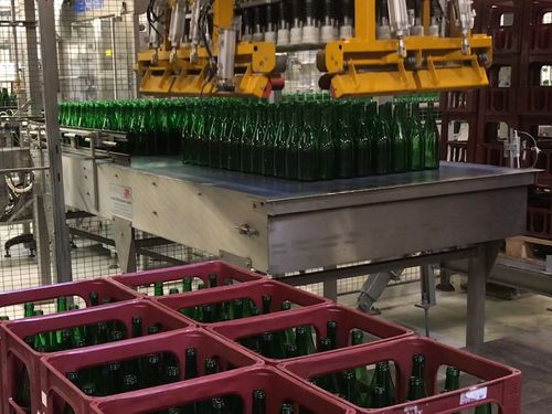 Depallettizzatore per armadietti in plastica - AUTEFA SOLUTIONS - a strati / di casse / per movimentazione