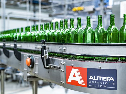 Sistema di trasporto per bottiglie - AUTEFA SOLUTIONS - industriale