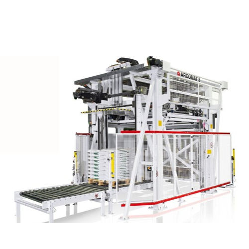 Sistema di pallettizzazione a strati - ARCOMAT 3+ - W&H Group - di combustione / automatico