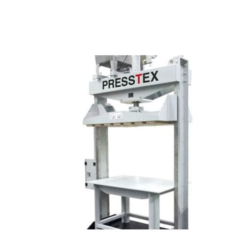 Pressa imballatrice compatta - PRESSTEX - W&H Group - per tessili / verticale / a carico frontale