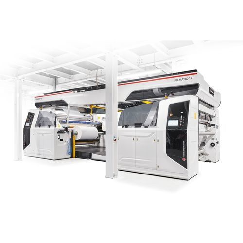 Avvolgitrice di film - FILMATIC II V - W&H Group - automatica / per linea di estrusione