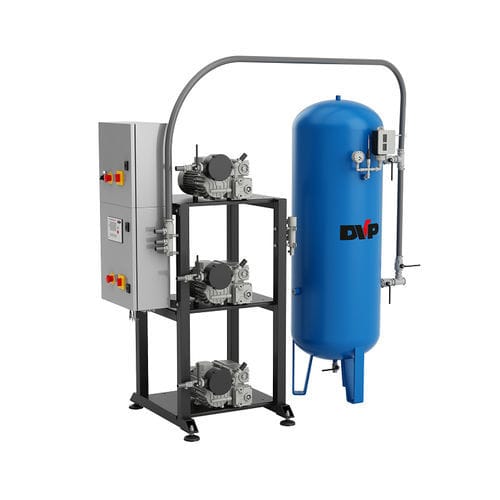 Sistema da vuoto lubrificato - CPA TRIPLEX H series - DVP Vacuum Technology - medico / industriale / automatico