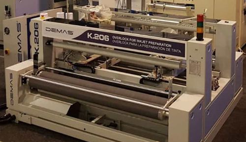 Macchina da cucire doppio punto annodato - K.206 - DEMAS MAKINE - a due aghi / per tessuti / fissa