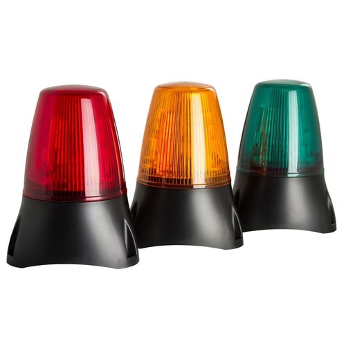 Segnalatore luminoso con allarme - LEDA100 ECO - Moflash Signalling - permanente / lampeggiante / flash