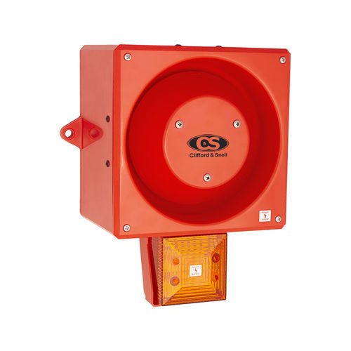 Sirena con luce a LED - YL80 Hi Vis - Moflash Signalling - con luci lampeggianti / con luce fissa / elettronica