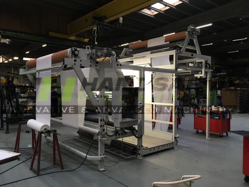 Verificatrice per tessuti con avvolgitore - HANDSAEME MACHINERY