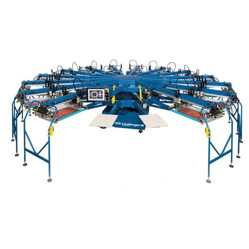 Macchina serigrafica automatica - CHALLENGER® III series - M&R - a colori / per tessili / ad alta velocità