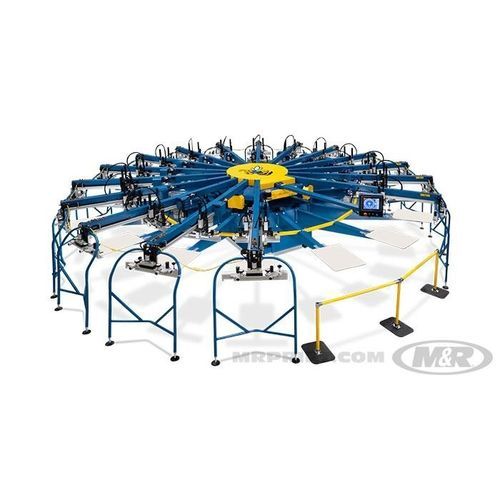 Macchina serigrafica automatica - YELLOWJACKET™  - M&R - a 10 colori / pneumatica / manuale