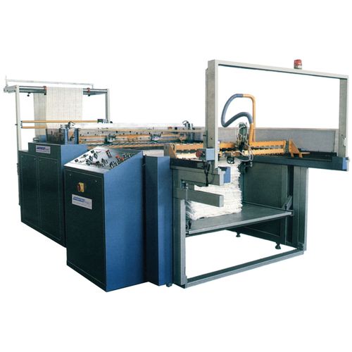 Macchina da taglio trasversale - T.T.A. 200 - TUF  - MONTI-MAC - con ghigliottina / per tessuti / automatica