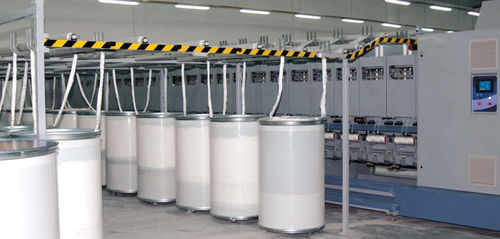 Finitore frottatore per fibre chimiche - FMV40 - NSC FIBRE TO YARN - per fibre miste / per lana / verticale