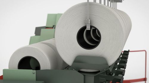 Sistema di trasporto di bobine completamente automatico - SERVOlap E 26 - RIETER