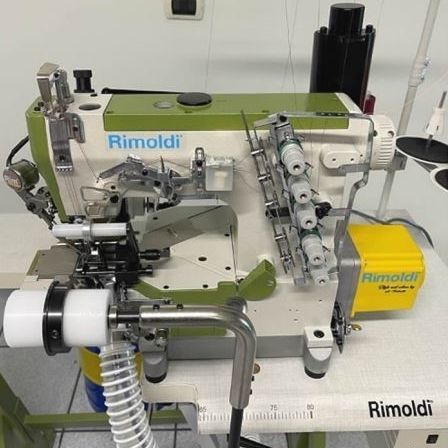 Macchina da cucire a braccio cilindrico - R 73-34-3MK-64DD/55780 - RIMOLDI - a due aghi / a tre aghi / a 5 fili