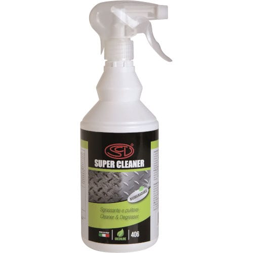 Detergente sgrassatore biodegradabile - SUPER CLEANER - SILICONI - a base acqua / multiuso / per macchine