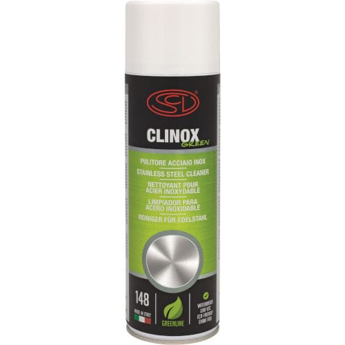 Spray di pulizia - CLINOX GREEN - SILICONI - per acciaio inossidabile