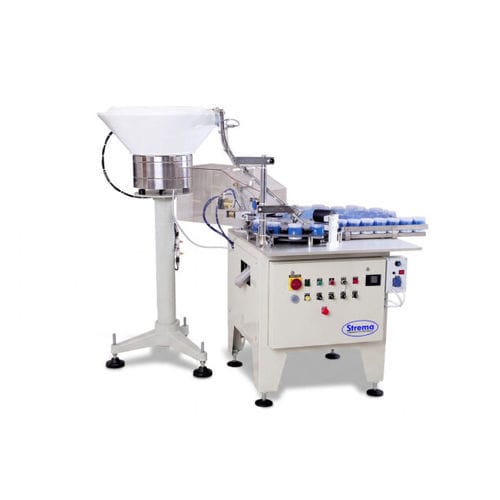 Riempitrice automatica - CB90 - STREMA - per bombole / per imballaggio preformato / per prodotti cosmetici