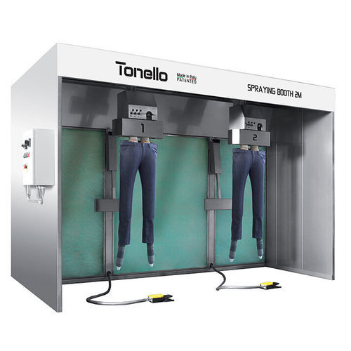 Macchina di nobilitazione tessile per indumenti - TONELLO - lucidatrice