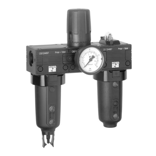 Filtro regolatore lubrificatore ad aria - 425F - ROSS  EUROPA - per aria compressa / modulare