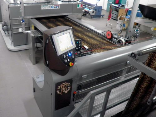 Essiccatore a letto fluido - UNITECH TEXTILE MACHINERY - continuo / di pulizia / con nastro trasportatore