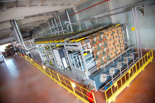 Macchina di rivestimento/laminazione di adesivi - Vandewiele - per tessili