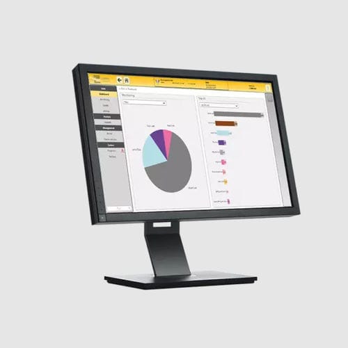 Sistema di monitoraggio condizioni di macchina - Loepfe MillMaster&reg; TOP - Vandewiele - di posizione / di prestazione / di produzione