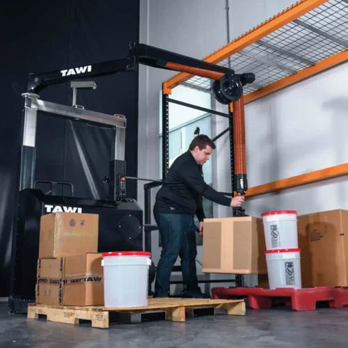Carrello commissionatore per magazzino - VM series - TAWI - multiuso / con forche di sollevamento / mobile