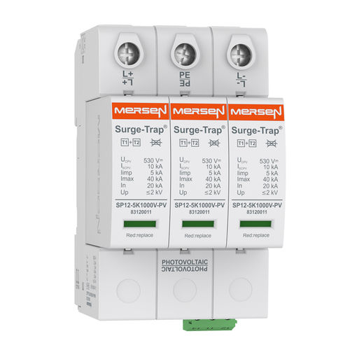 Limitatore di sovratensione per impianto fotovoltaico - Surge-Trap® STPT2 series - Mersen - Electrical Power - di tipo 2 / multipolare / DC