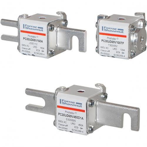 Fusibile quadrato - Protistor&reg; size 30 - Mersen - Electrical Power - azione super rapida / limitatore / Classe aR