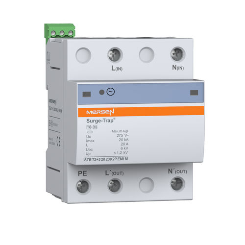 Limitatore di sovratensione di tipo 2 - Surge-Trap® STET23 series - Mersen - Electrical Power - di tipo 3 / di telecomunicazione / per impianto elettrico