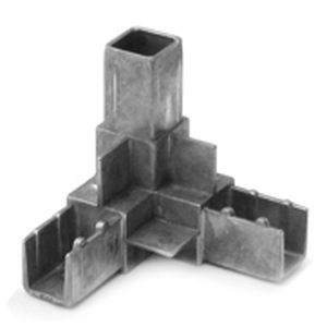 Connettore per tubi d'angolo - A230-10 - AROSIO F.LLI SRL - quadrato / in alluminio / con base