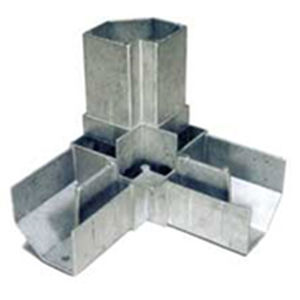 Connettore per tubi d'angolo - AS730-50-0 - AROSIO F.LLI SRL - in alluminio / con base