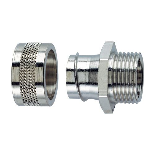 Raccordo idraulico - SILVYN® LGF-2-M series - U.I. Lapp GmbH - ad avvitamento / in ottone nichelato / IP54