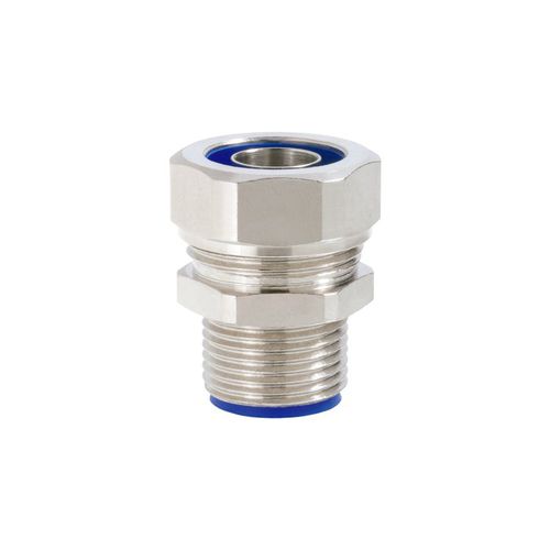 Raccordo idraulico - SILVYN® LTPG-M series - U.I. Lapp GmbH - ad avvitamento / in ottone nichelato / IP66